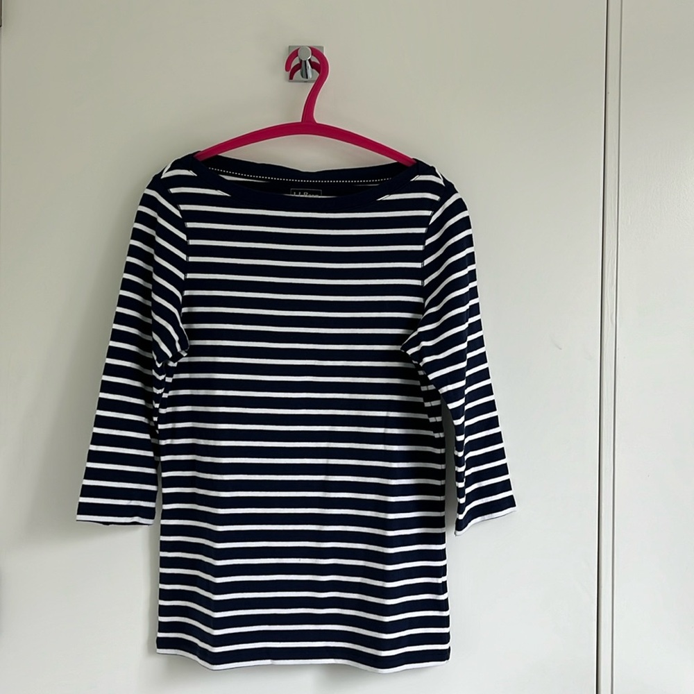 Building your warm weather wardrobe?  LL Bean French sailor tunic